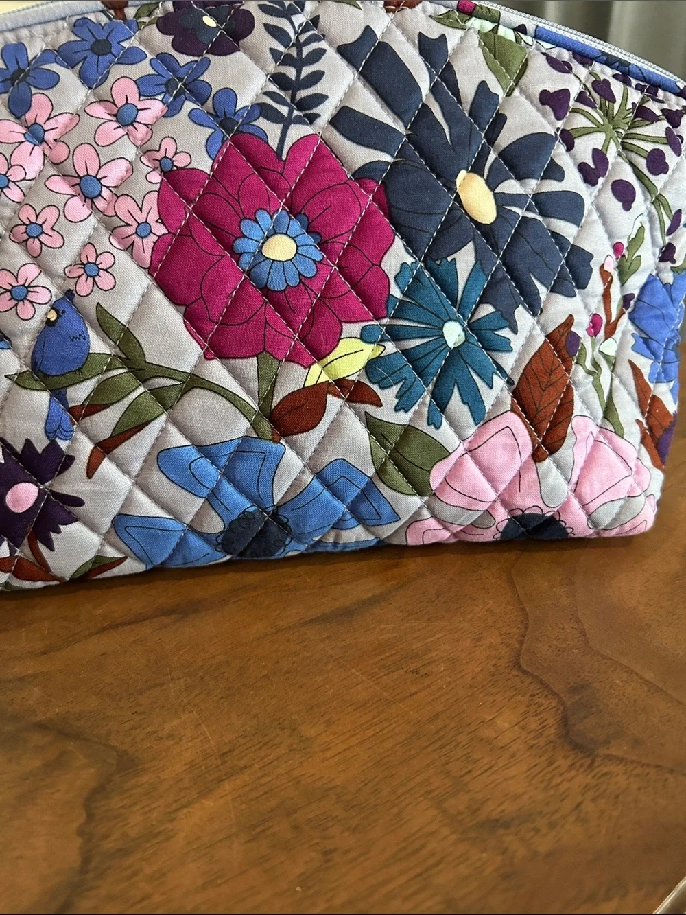 NWOT Vera Bradley Grand Travel Cosmetic Bag - Bengal Lily
